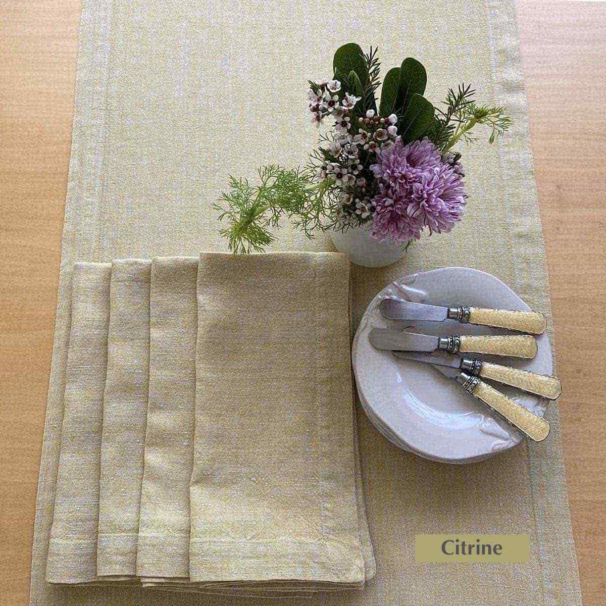 Table Runner 100% Linen
