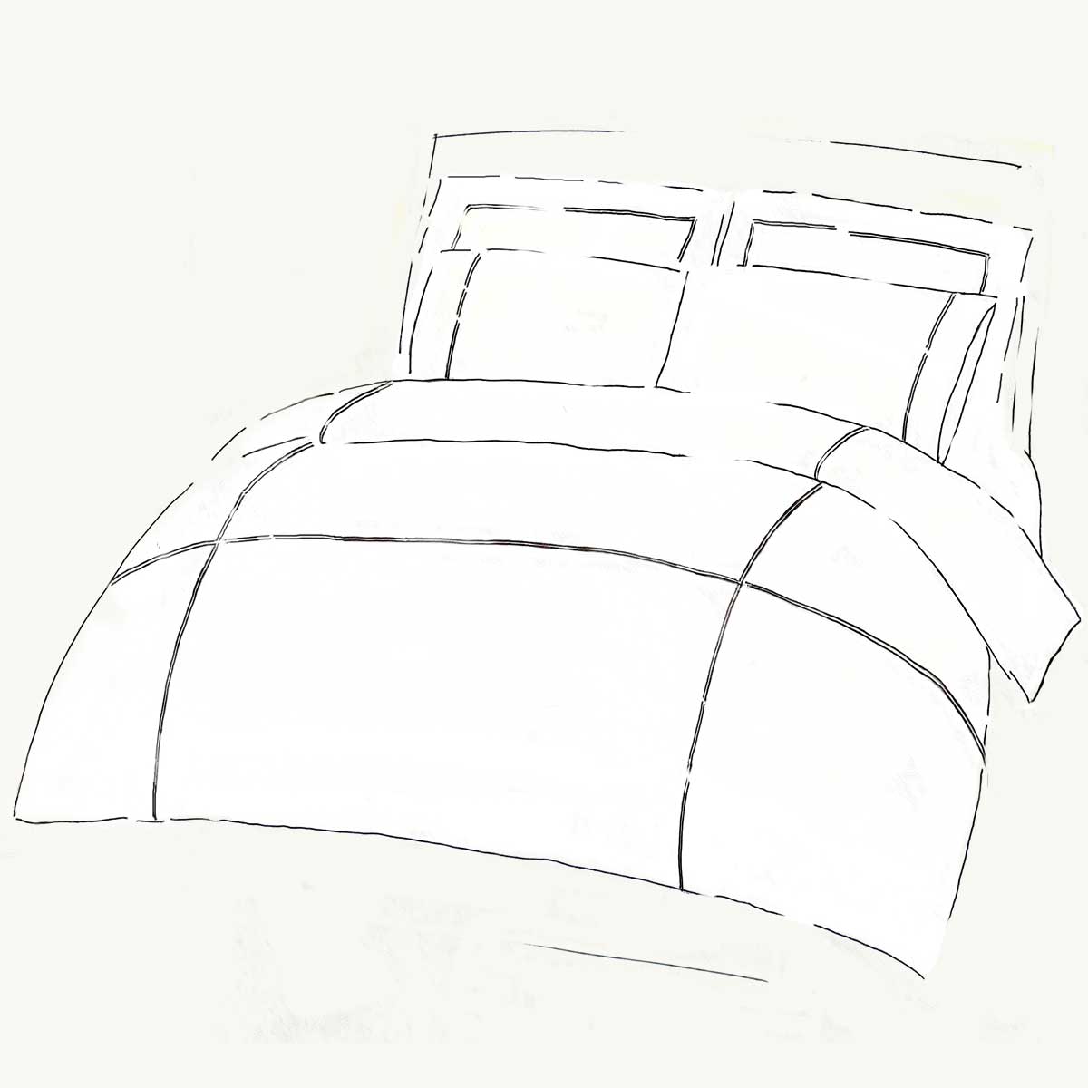 Optic White 440 Thread Count Sateen Duvet Covers